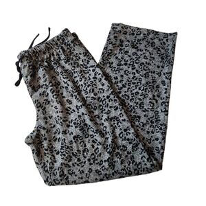 Ellen Tracy Leopard Print Lounge Pants Size‎ XL
